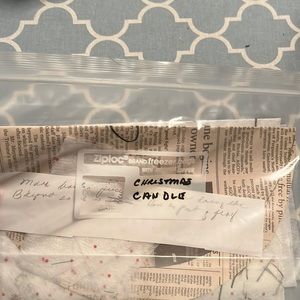 Christmas Candle Flag Sewing Pattern